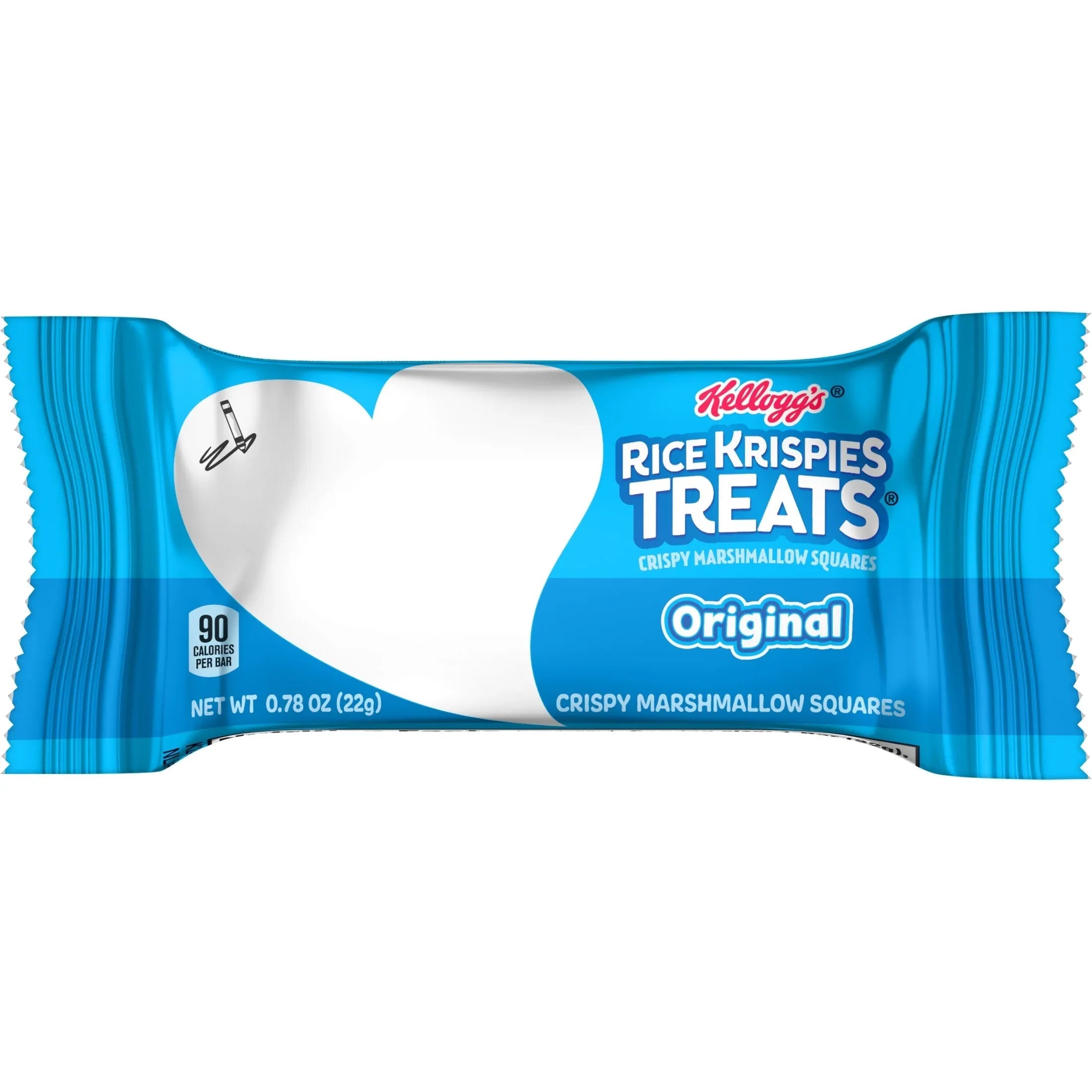 Rice Krispies Treats Original Chewy Crispy Marshmallow Squares, Kids Snacks, 12.4 oz, 16 Count