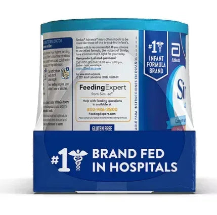 Similac Advance Powder Infant Formula with Iron, 3 pk./12.4 oz.
