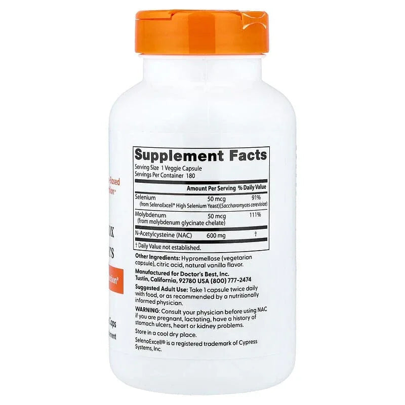 Doctor's Best, NAC Detox Regulators, Veggie Caps