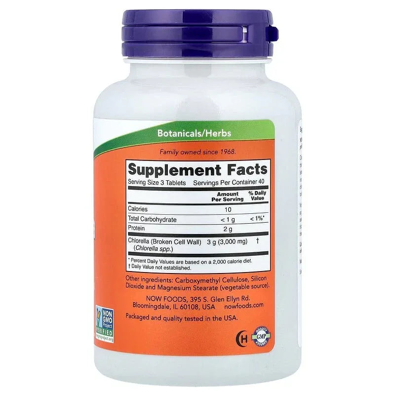 NOW Foods, Chlorella, Tablets (1,000 mg per Tablet)
