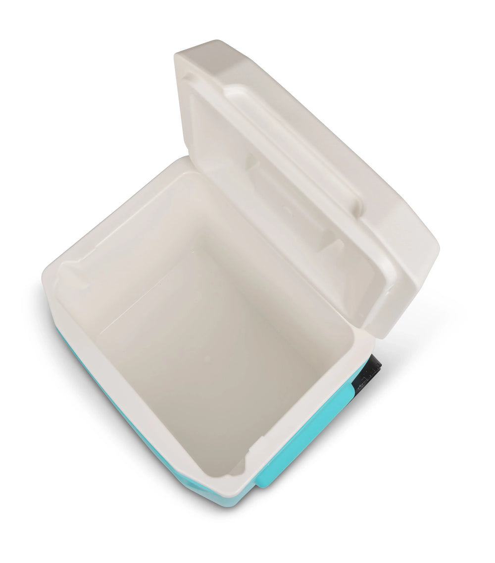 Igloo 16 QT Laguna Hard Sided Ice Chest Cooler with Wheels, Aqua Blue - USA MEGA SHOP