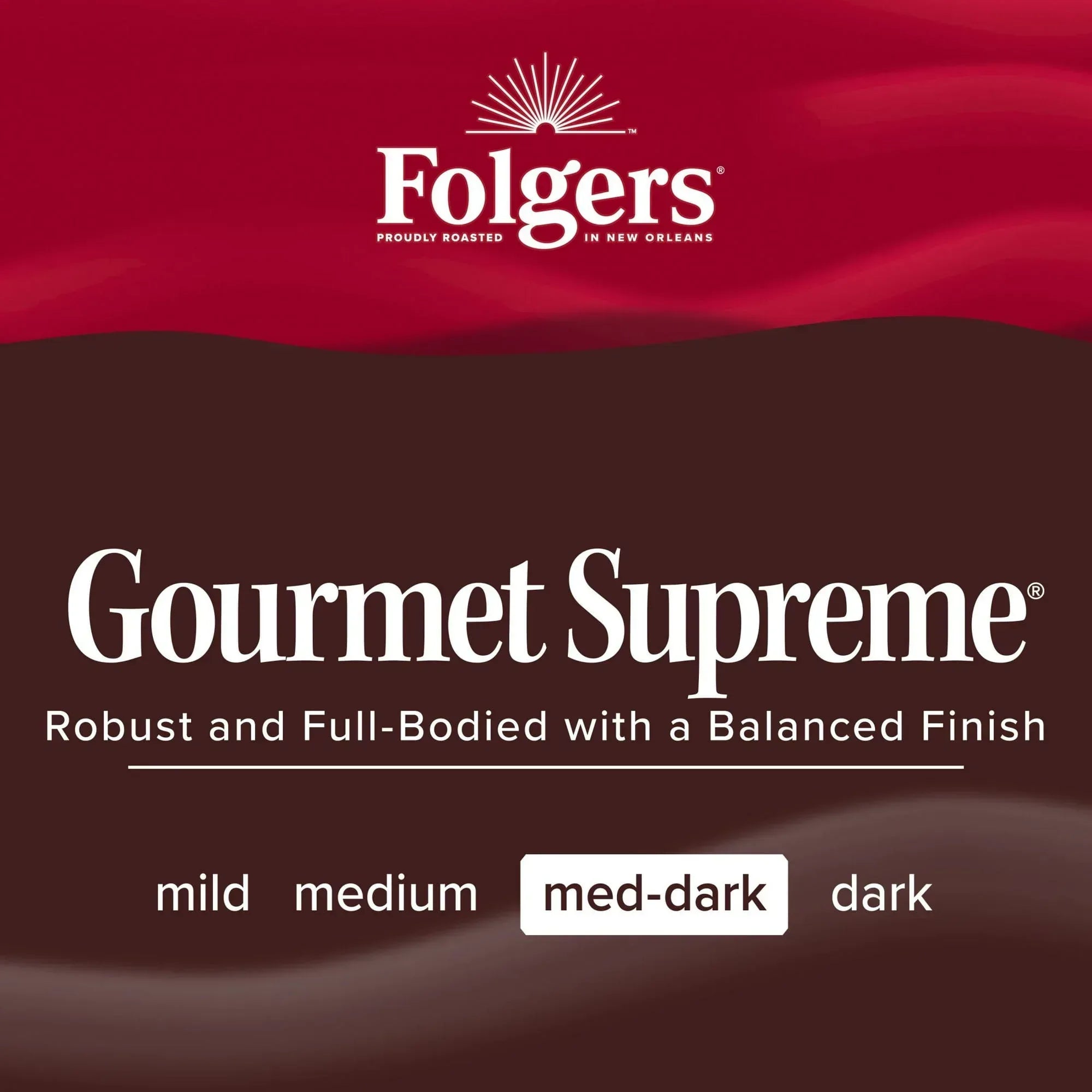 Folgers Colombian Ground Coffee, Medium Roast, 22.6 oz Canister