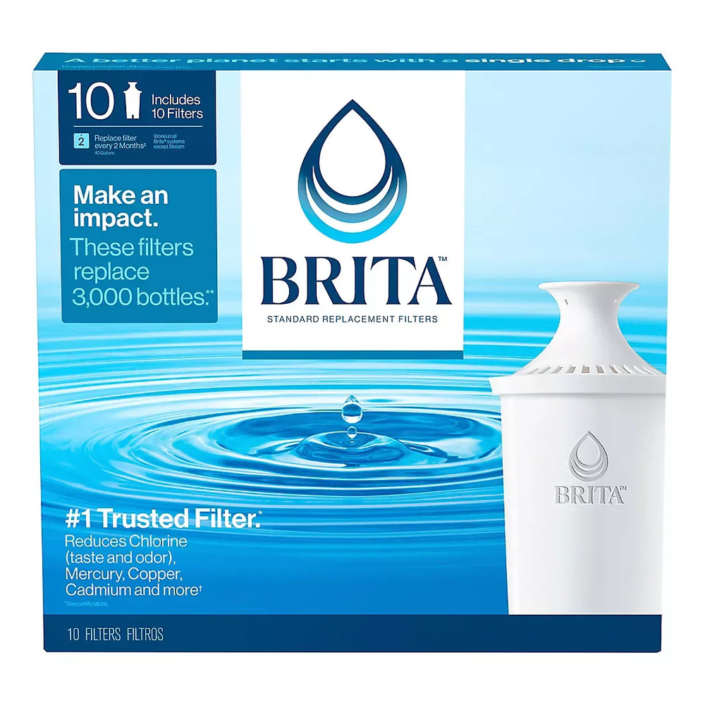 Brita Standard Water Filters, 10 pk. - USA MEGA SHOP