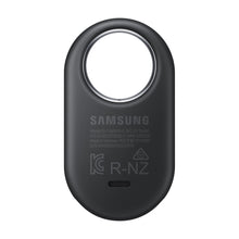 Samsung SmartTag2 item tracker, black oval key finder with ring and button