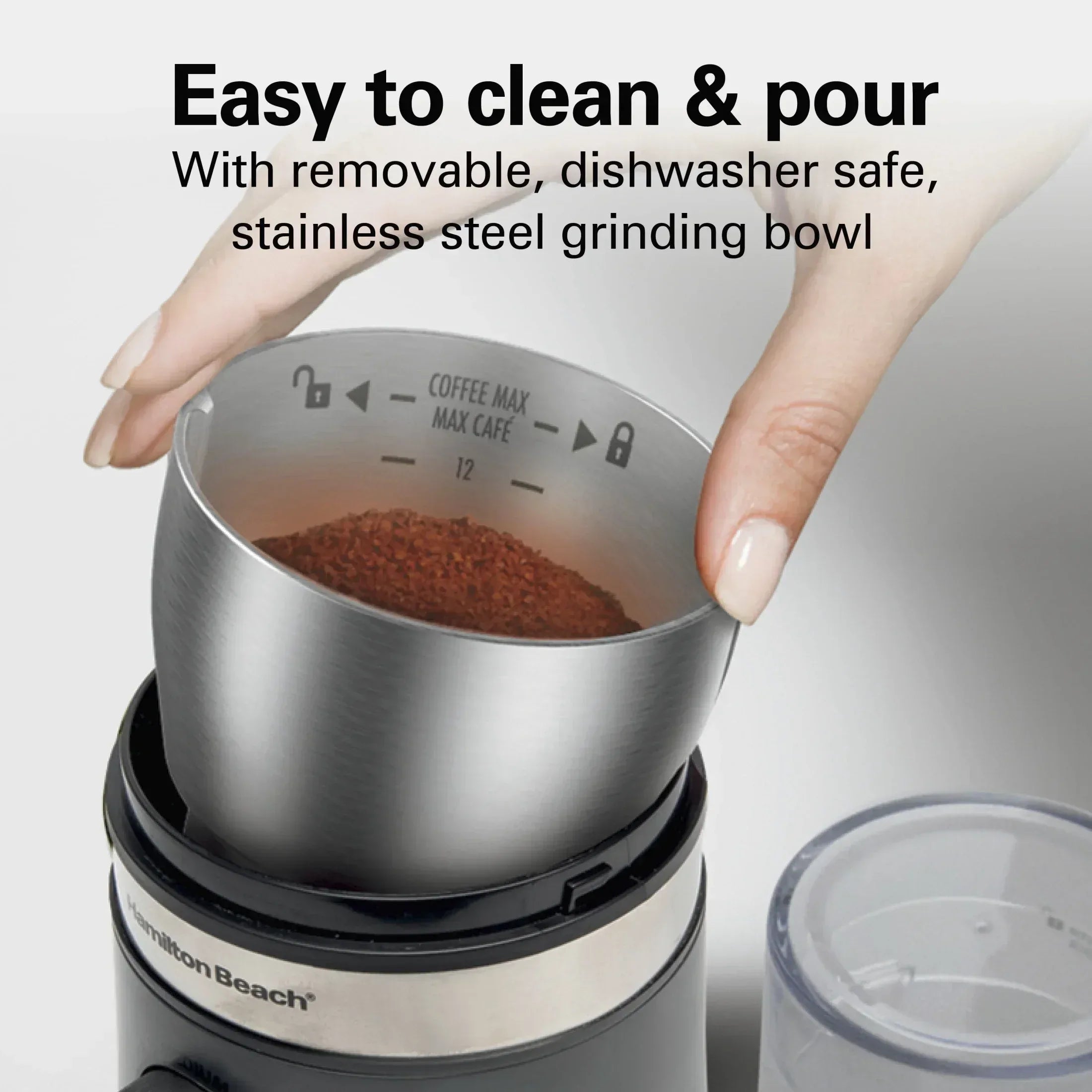 Hamilton Beach Custom Grind Electric Coffee Grinder, 14 Cups
