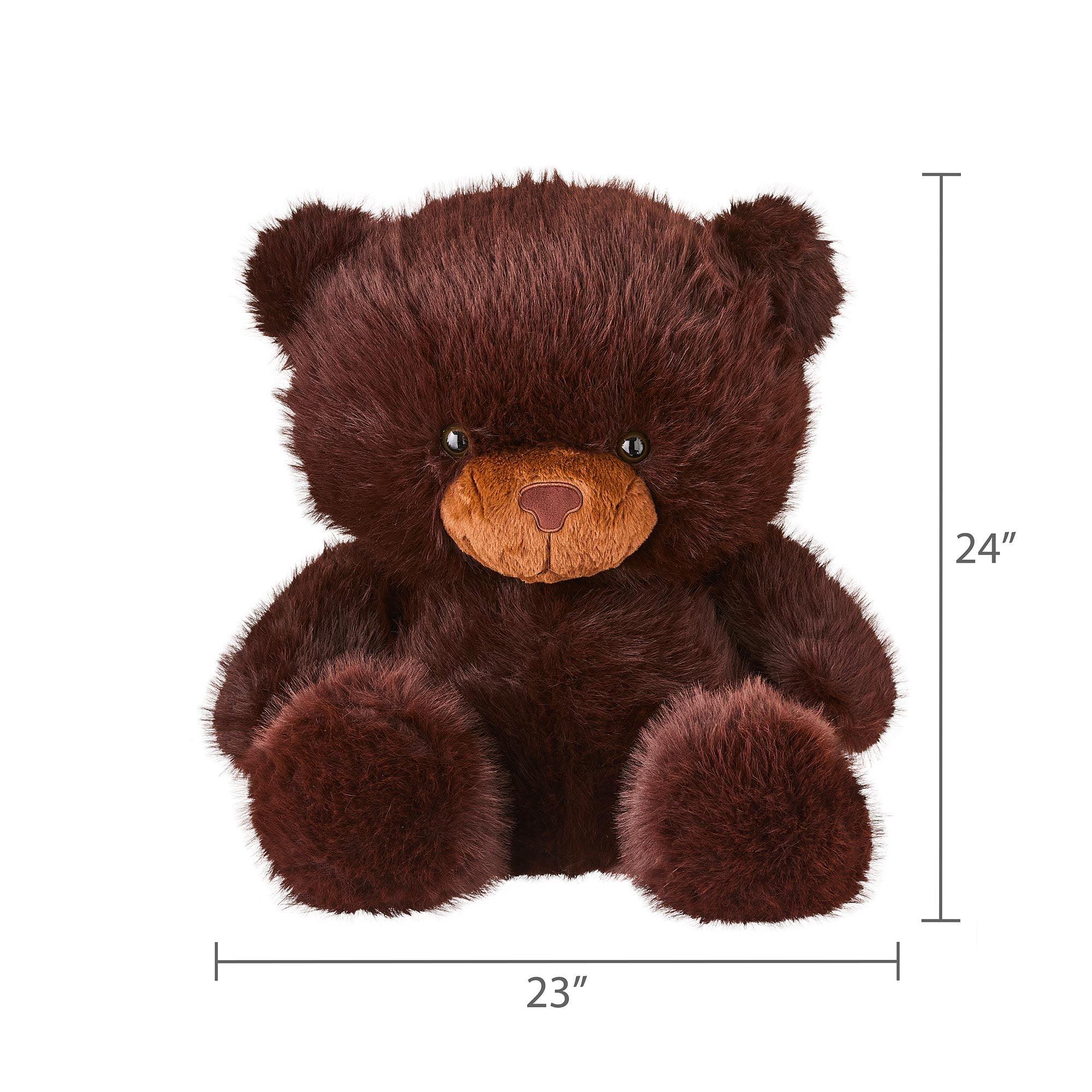 Jumbo Bumble Bear Plush, Taupe, 24", Valentine's Day by Way To Celebrate