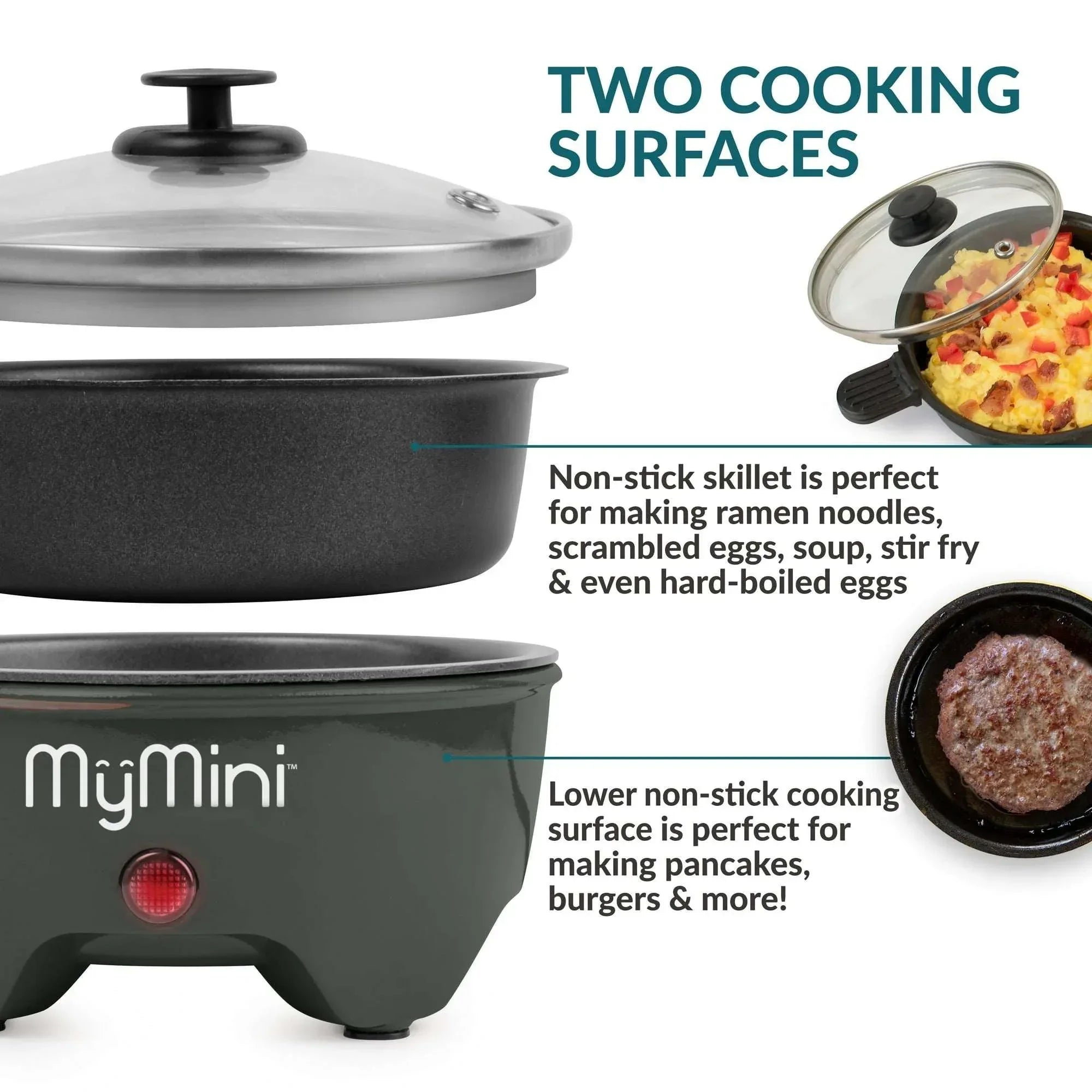 MyMini 5-inch Noodle Cooker, Ramen Cooker, & Electric Hot Pot, Blackberry - USA MEGA SHOP