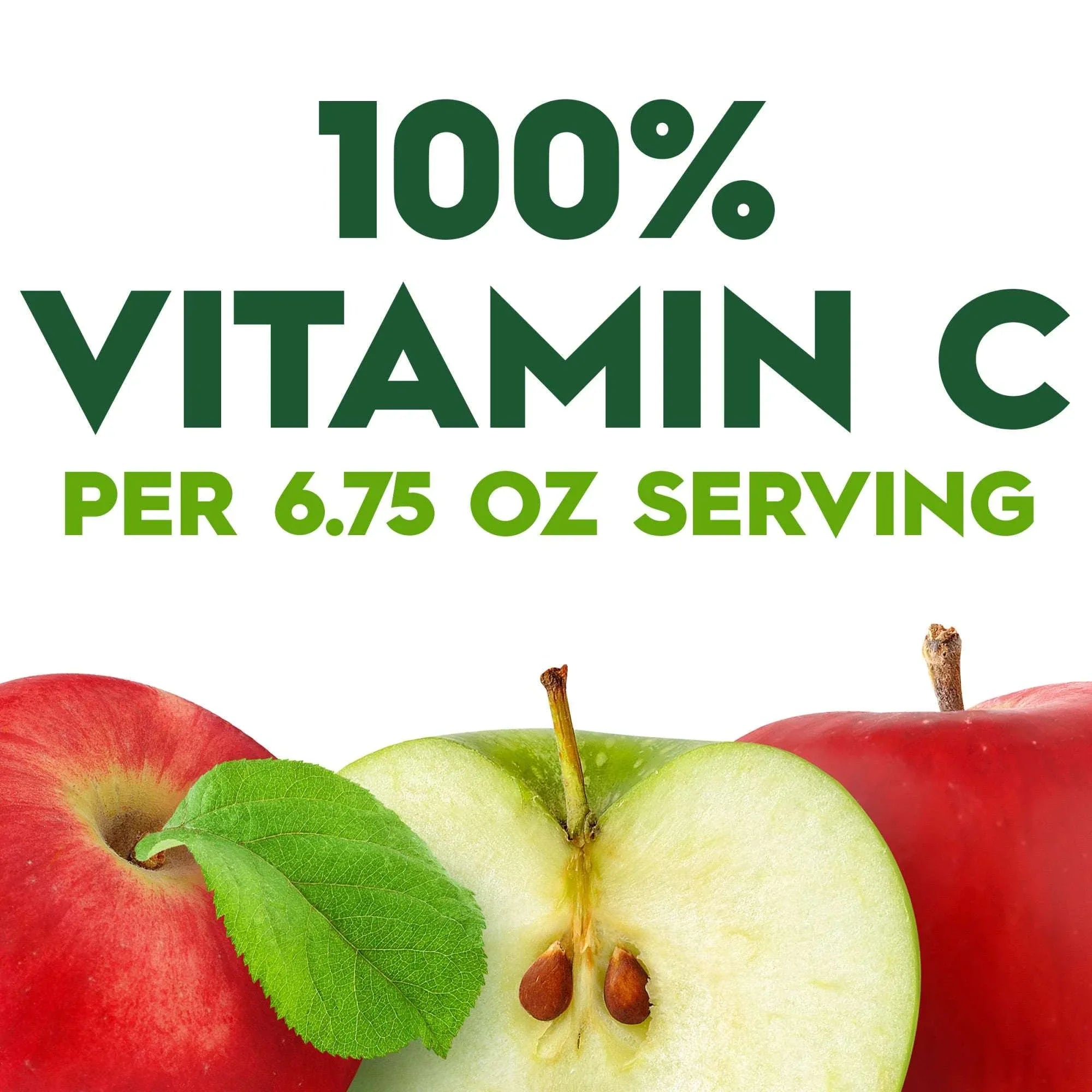 Juicy Juice 100% Juice, Apple Juice, 8 Count, 6.75 fl oz Juice Boxes