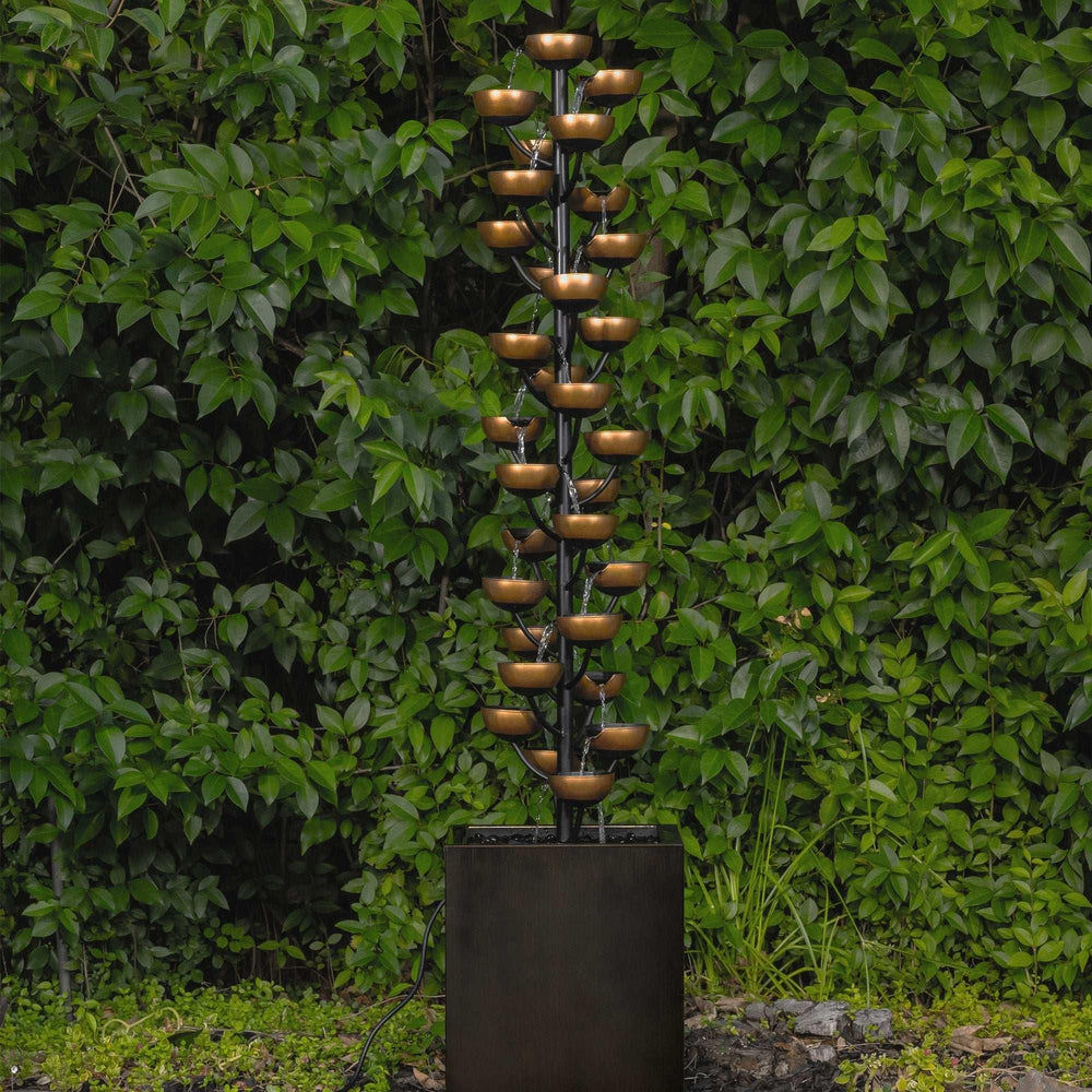 65‚Äù Bloomington Cascading Cup Fountain - USA MEGA SHOP