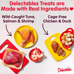 Delectables Squeeze Up Lickable Cat Treats, Chicken &amp; Tuna Variety Pack, 10 Count - USA MEGA SHOP