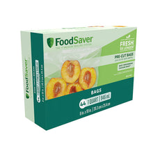 FoodSaver quart-size vacuum storage bags box with fruit bag and 44 count label