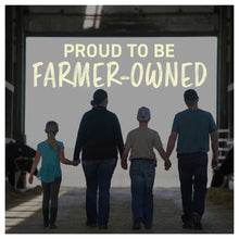 Land O Lakes farmer-owned campaign photo with workers walking