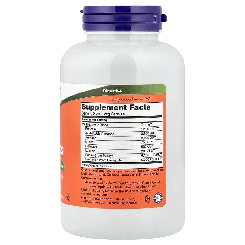 NOW Foods, Plant Enzymes, Veg Capsules