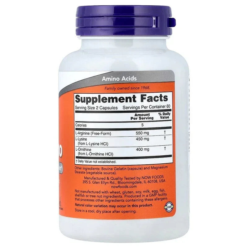 NOW Foods, Tri-Amino, 120 Capsules