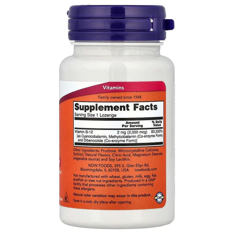 NOW Foods, B-12 - USA MEGA SHOP