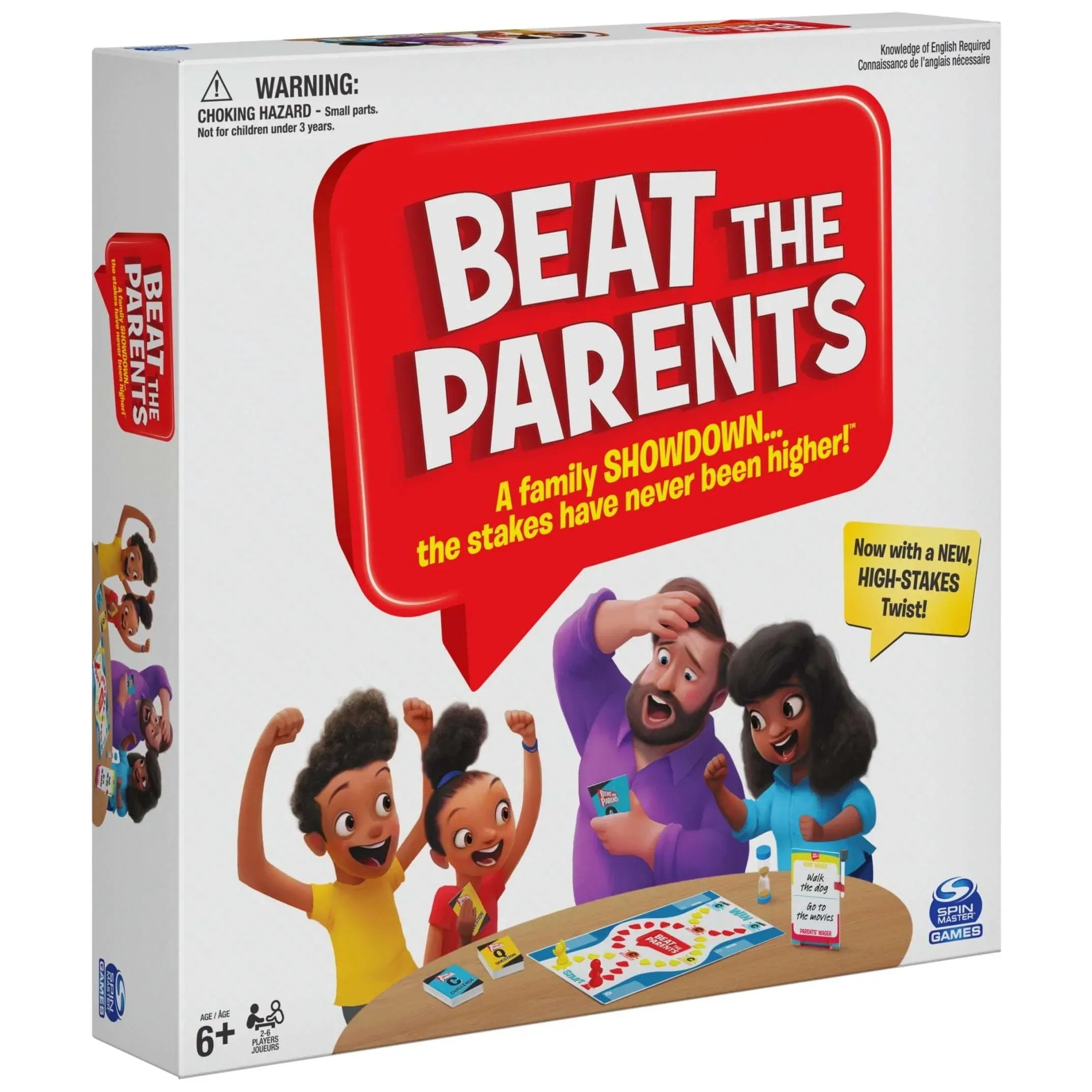 Spin Master Games, Beat The Parents Classic Family Trivia Game, for Ages 6 and up - USA MEGA SHOP