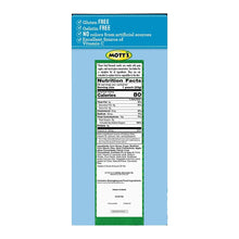 Assorted fruit snack box nutrition facts panel with serving size and calories