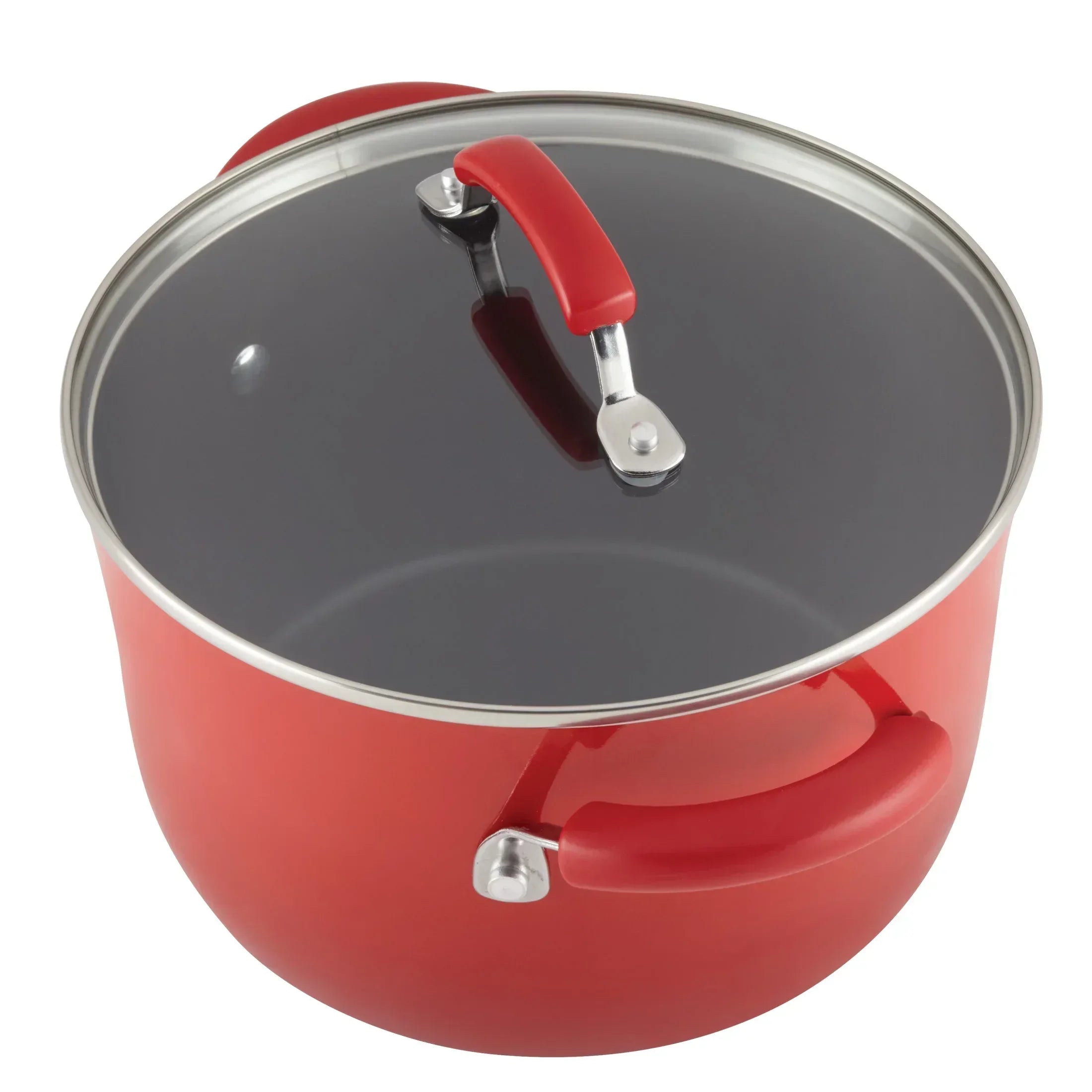 Rachael Ray 15 Piece Hard Enamel Nonstick Pots and Pans Set