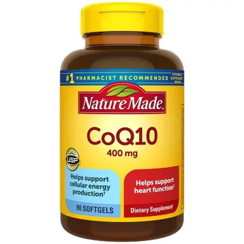 Nature Made Coenzymeq10 Softgels, 400 Mg Coq10 (90 Ct.)