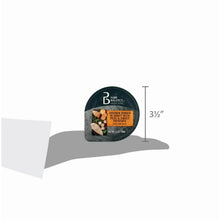 Pure Balance grain-free wet dog food cup on size scale
