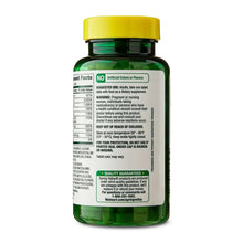 Super Vitamin B-Complex bottle back label with ingredient and usage information