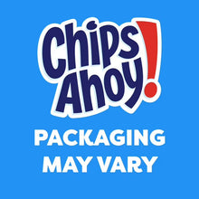Chips Ahoy! packaging may vary graphic on blue background