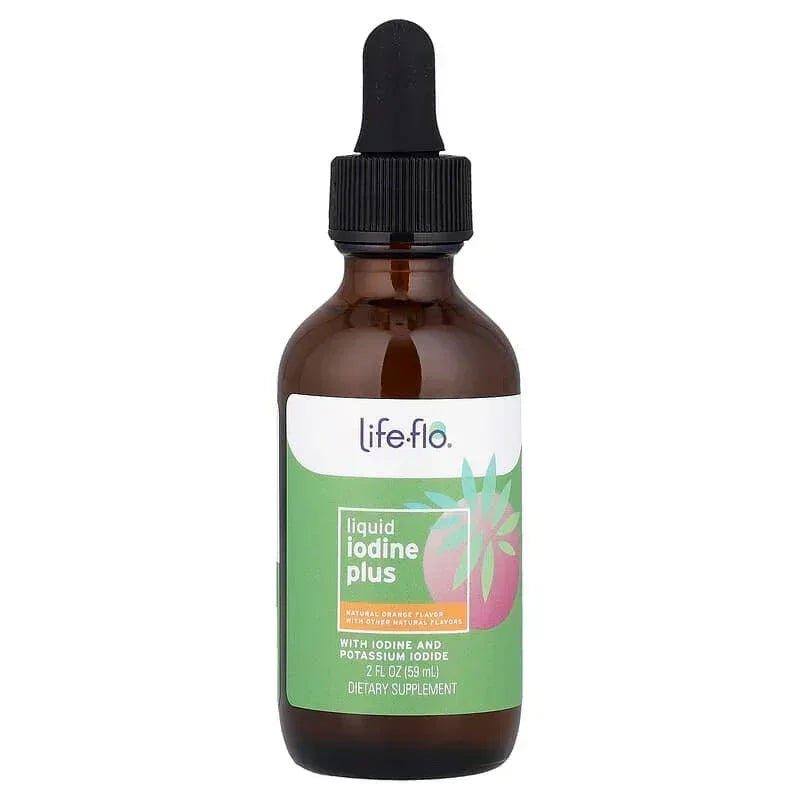 Life-flo, Liquid Iodine Plus, With Potassium Iodide & Iodine, 2 fl oz (59 ml)