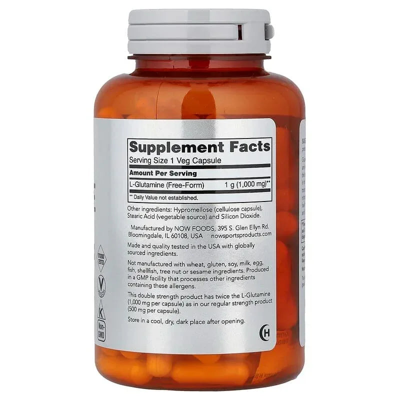 NOW Foods, L-Glutamine, 500 mg & 1000 mg