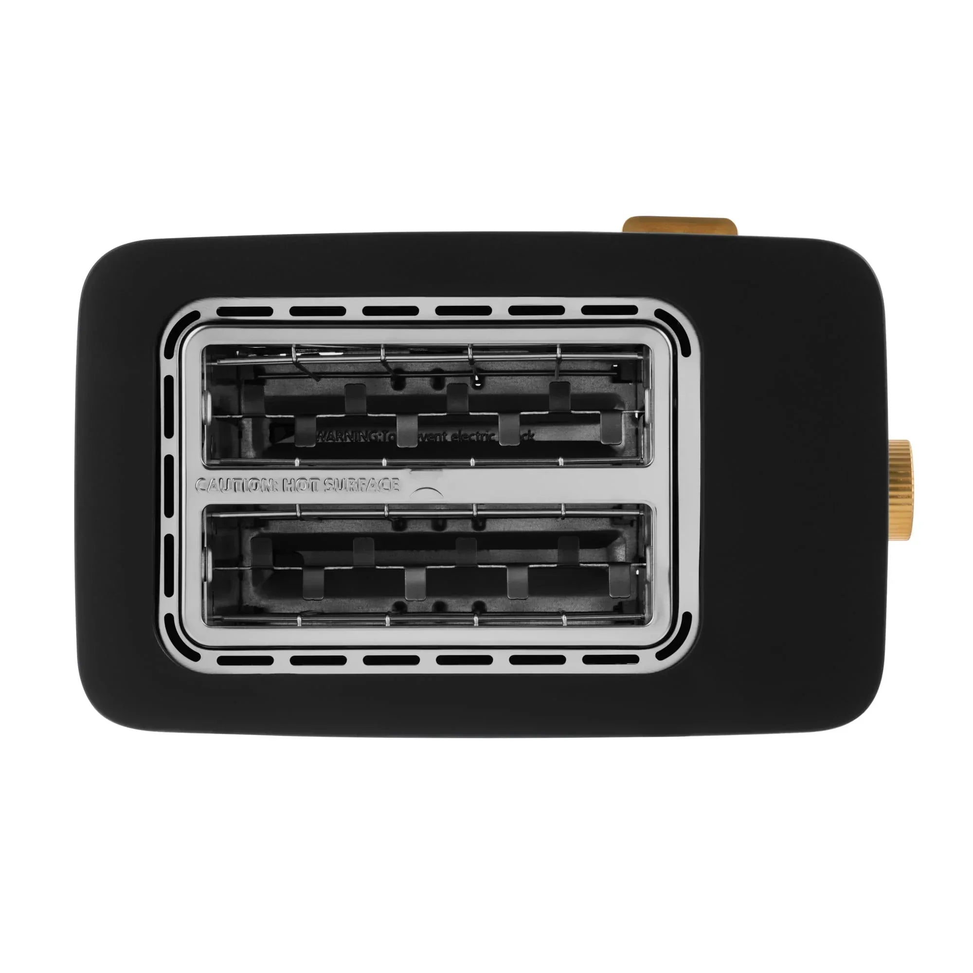 Thyme & Table 2-Slice Toaster, Extra-Wide Slots with Slide-Out Removable Crumb Tray, Slate Grey
