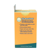 Scrub Daddy dual-sided Sponge Daddy 4-pack back of box with sponge icon