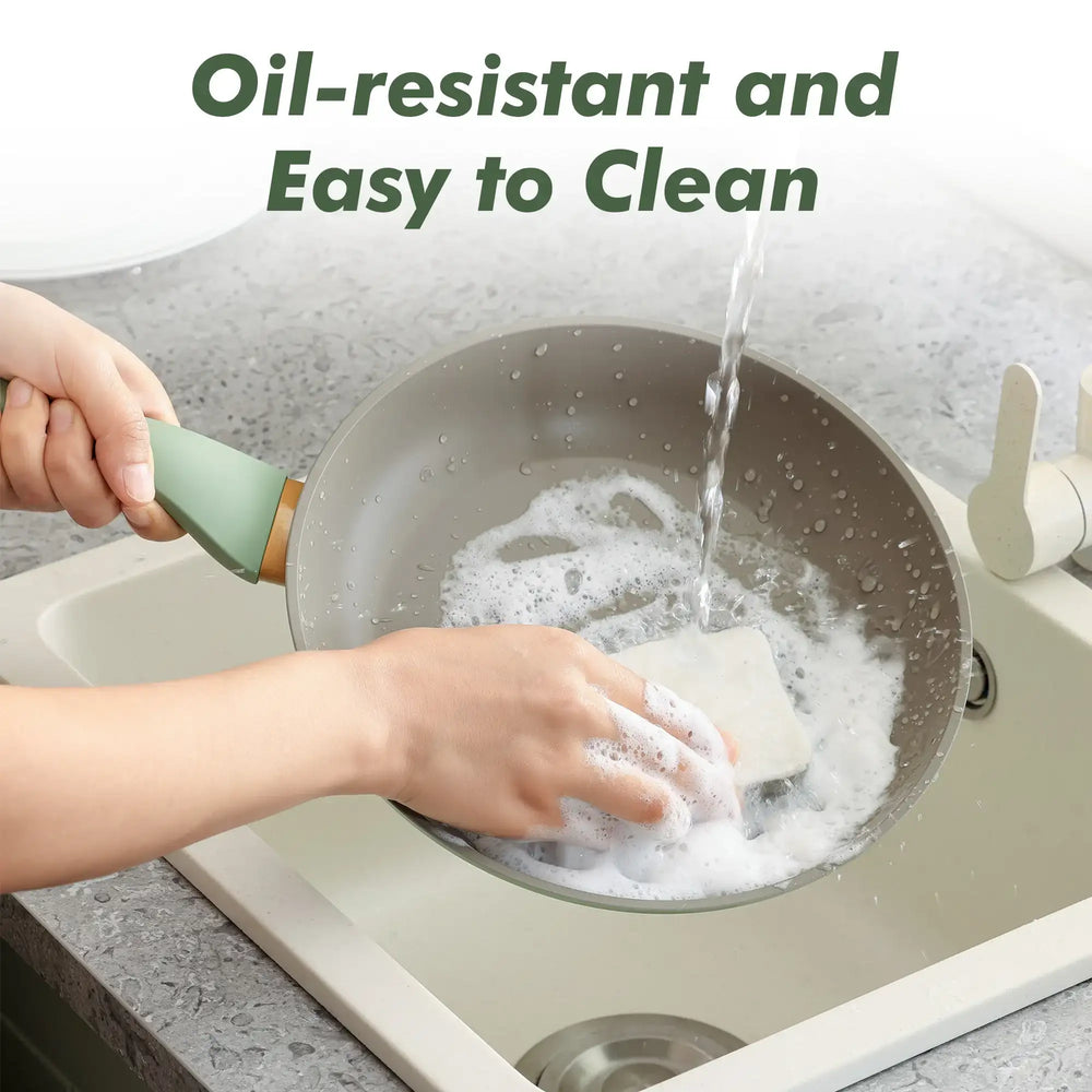 SENSARTE Nonstick Pots and Pans Set, 18Pcs Non Stick Cookware Sets, Induction Kitchen Cookware Sets