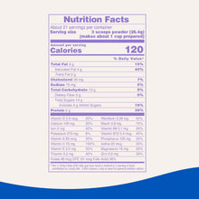 Bubs goat milk toddler drink nutrition facts panel