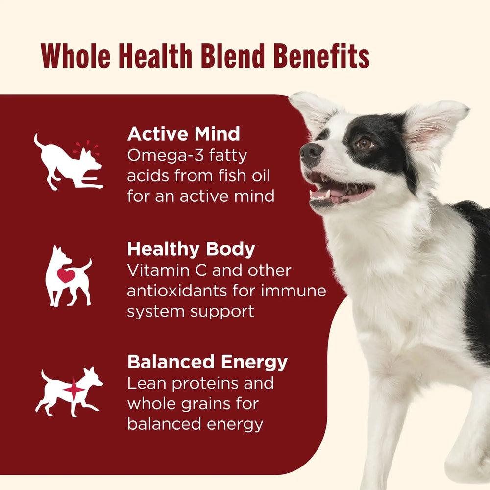 Nutrish Real Beef, Pea & Brown Rice Recipe Whole Health Blend Dry Dog Food, (Rachael Ray)