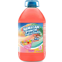 Juice bottle (1 gal) with Hawaiian Punch Rainbow Sherbet Bash front label