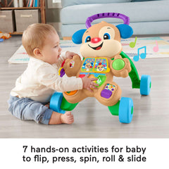 Fisher-Price Laugh & Learn Smart Stages Learn with Puppy Walker Baby & Toddler Toy, Height 18.19in