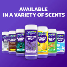 Power Mop refill bottles in purple, lavender, and green color variations