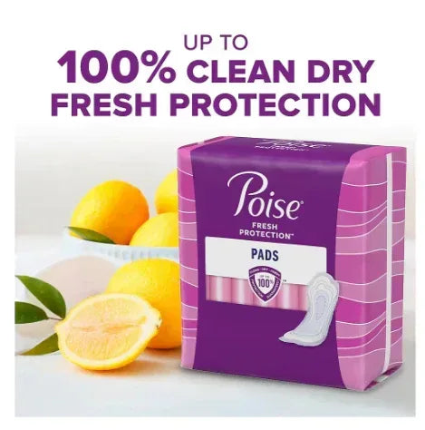 Poise Ultimate Absorbency Incontinence Overnight Pads, 132 ct.