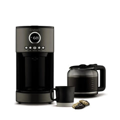 Cuisinart Stainless Steel 12-Cup Coffee Machine, Black - USA MEGA SHOP