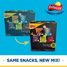 Snack chip variety pack showing two boxed sets and bold 18 bags text