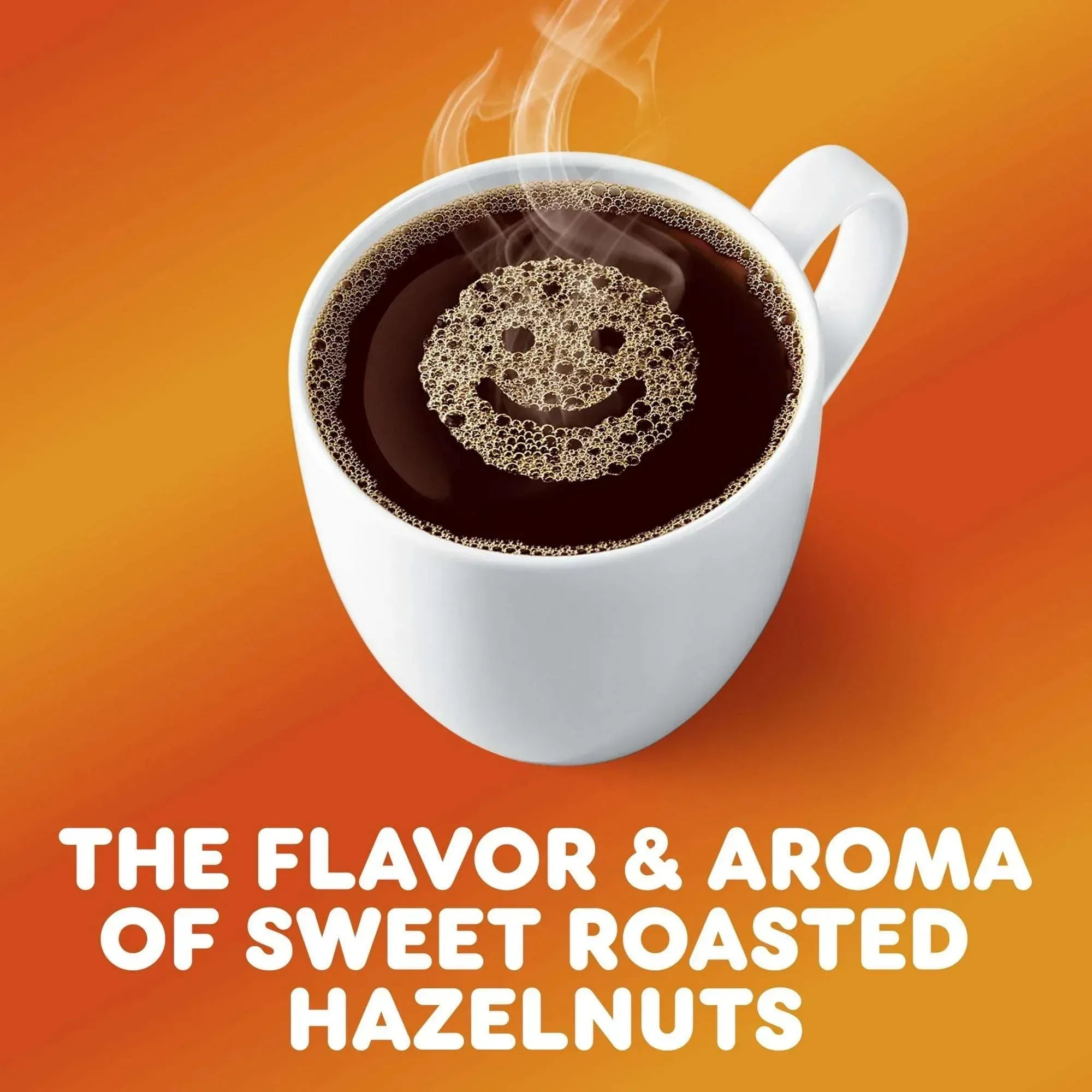 Dunkin’ Hazelnut Artificially Flavored Coffee, Keurig K Cup Pods, 22 Count Box