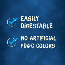 Dog chew badge: easily digestible; no artificial FD&C colors