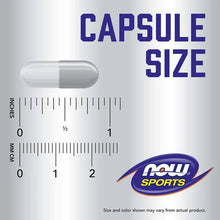 Capsule size guide with NOW Sports logo and measurement scale