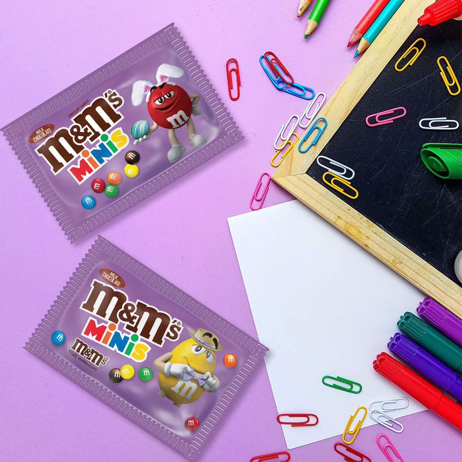 M&M'S Milk Chocolate Easter Candy, Chocolate for Easter Basket Stuffers, Eggs, 10 Ounce Bag