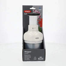 OXO SoftWorks food chopper retail box with white chopper product photo