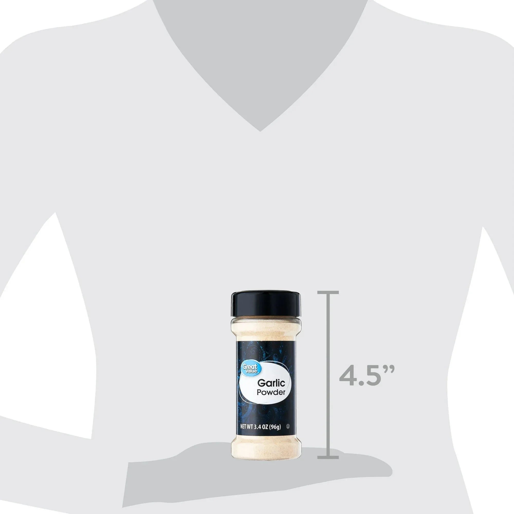 (4 Pack) Great Value Garlic Powder, 3.4 oz
