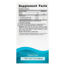 Supplement Facts label on Ultimate Omega 2X fish oil supplement box.