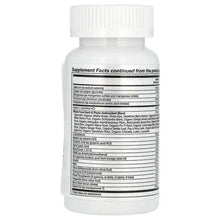 Multivitamin bottle back panel continued with Supplement Facts ingredients list
