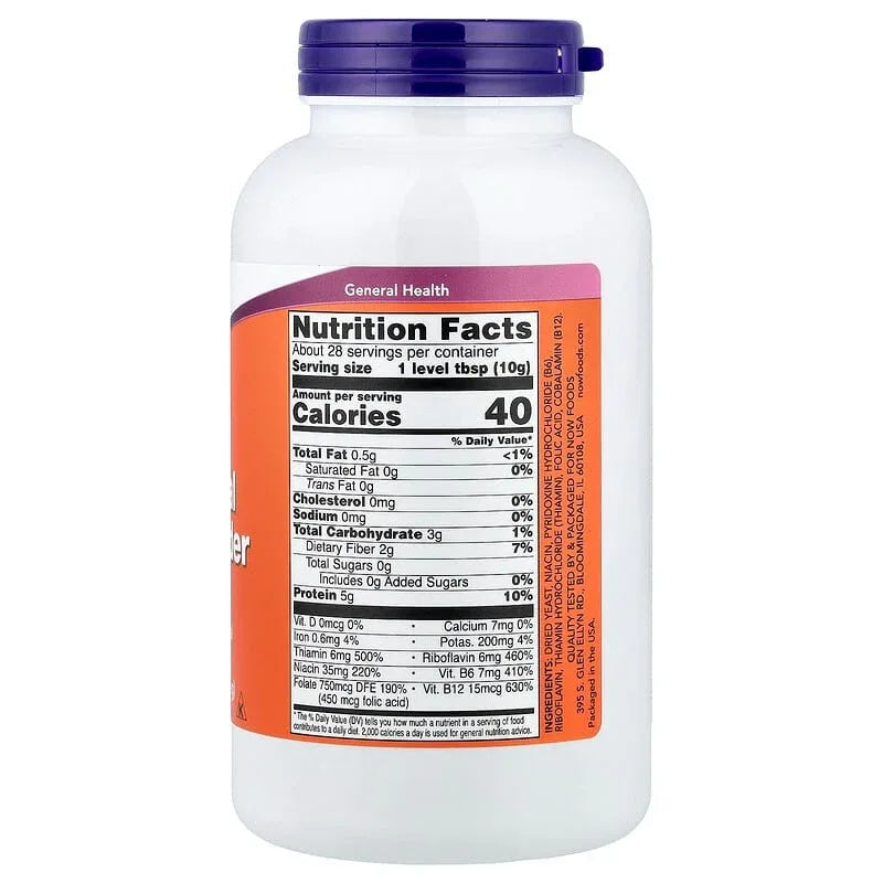 NOW Foods, Nutritional Yeast Powder, 10 oz (284 g)