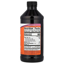 Sunflower liquid lecithin bottle rear label with Nutrition Facts panel (16 fl oz)