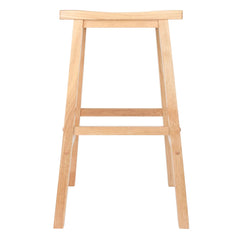 Winsome Satori Saddle Seat Bar Stool, 29", Natural Finish